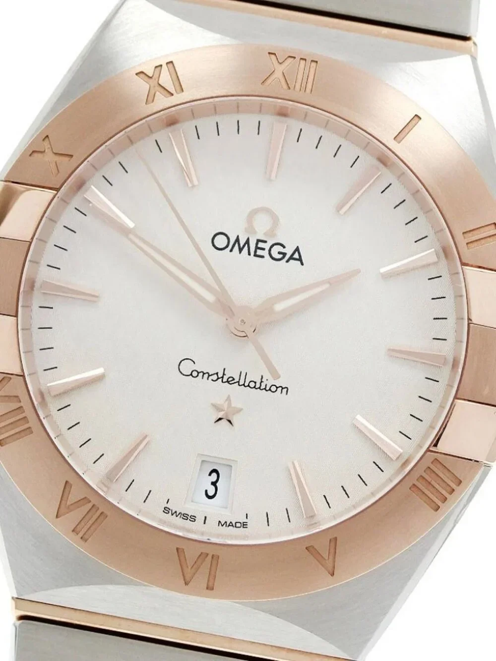 OMEGA Constellation 131.20.36.60.02.001 K18PG 2 tone Quartz Men's Watch_972025